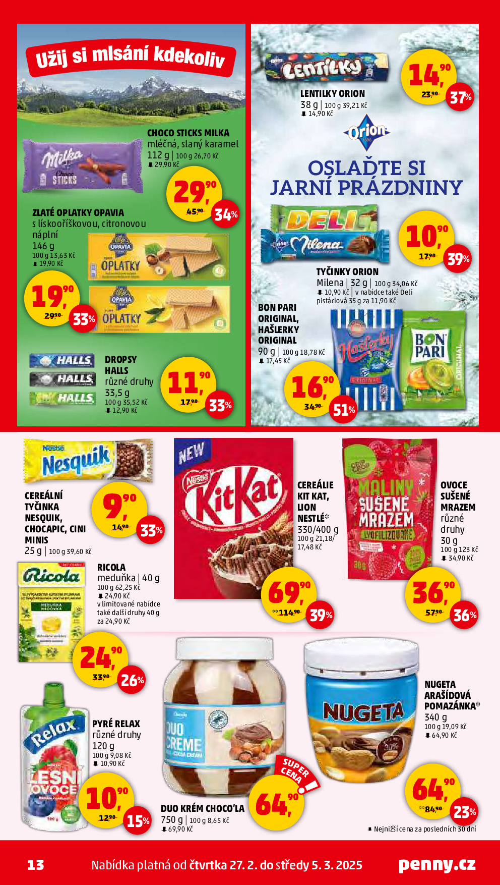 Penny Market letÃ¡k od  do 